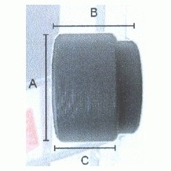 ADAPTADOR DEPOSITO JAULA DE PVC AD25H DE 3/4" ROSCA HEMBRA, 