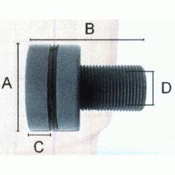 PASAMUROS DE PVC P40 DE 11/4" CON JUNTA, 1 1/4 1-1/4 RACOR DE DEPOSITOS SALIDA DE DEPOSITOS Racords  entronque Para Enlaces