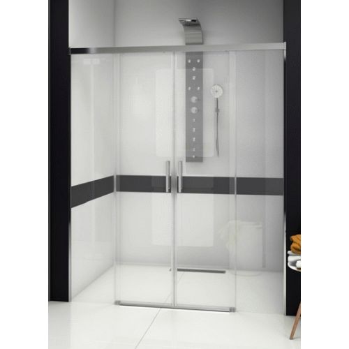 FRONTAL DUCHA LUR 4 DE 2 FIJOS Y 2 PUERTAS CORREDERAS DE  HASTA 1900 CRISTAL TRANSPAREN VELVET, 