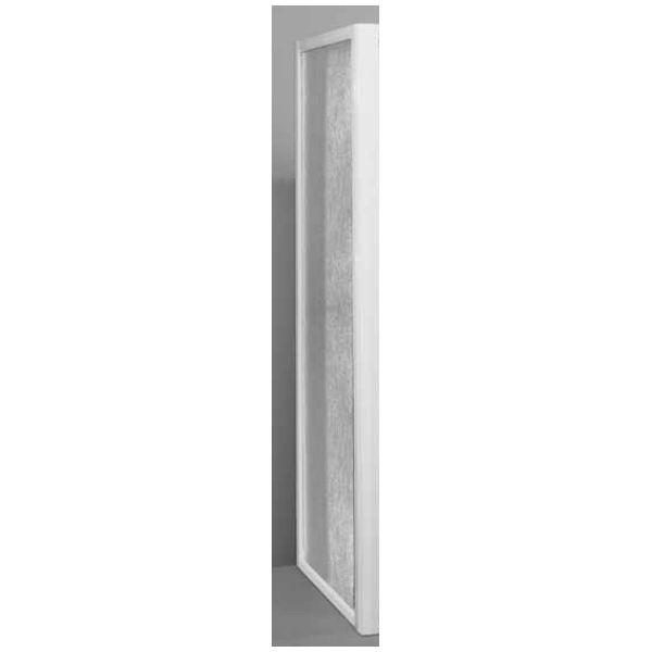 PANEL 4L LATERAL FIJO DE DUCHA DE 650 A 700 mm REF. 280L PLATA BRILLO ACRILICO VELVET, 