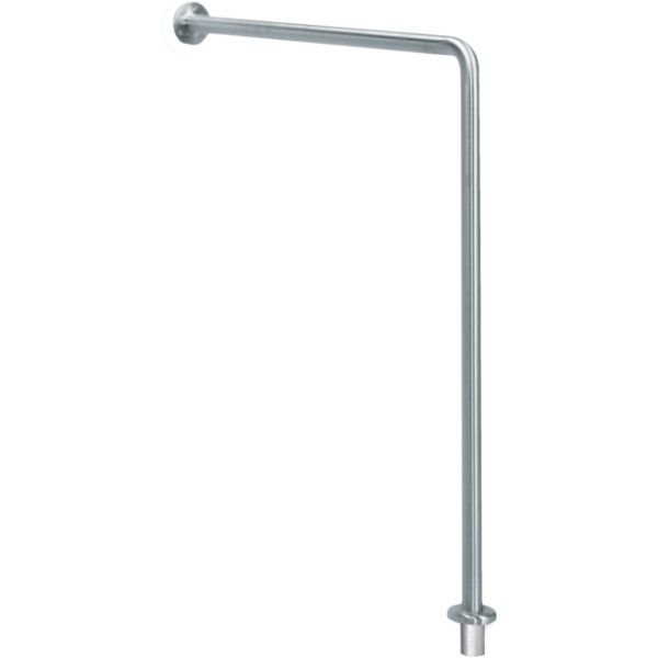 BARRA PARED SUELO 2P/ANCLAJE INOX SATIN BS0010CS MEDICLINICS, Apoyo Sostn Base Fundamento Patas Sujeccin Sujecin Garras Abrazaderas Mural Muro Soportes Fijacin Ayudas Seguridad Minusvalia Baos Minusvalidos