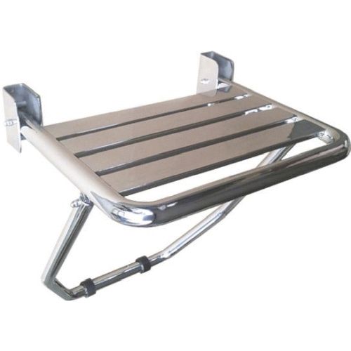 Asiento abatible con apoyo a suelo en acero inoxidable AISI 304 brillo AM0251C MEDICLINICS, 