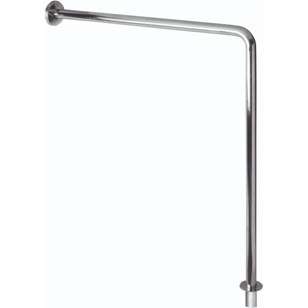 Barra pared suelo de 846x780 mm en acero inoxidable brillo BS0010C MEDICLINICS, 