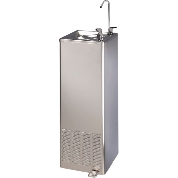 FUENTE DE AGUA FRIA INOX FAP025C (CAPACIDAD REFRIGERADORA 25 L/H) CON PEDAL MEDICLINICS, 