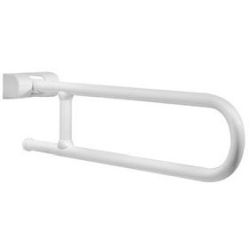 Barra de apoyo abatible en acero nylon/vinilo blanco de 600mm G01JCS09W1 MEDICLINICS DSCTL, 