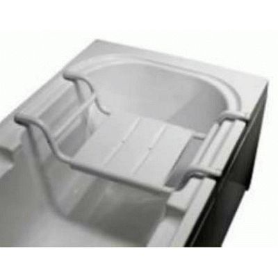 ASIENTO PARA BAERA DE 700 mm EN ACERO ACABADO EN VINILO BLANCO MEDICLINICS DSCTL, sillas minusvalia ayudas a la movilidad reducida para Para personas con MINUSVALIDOS MINUSVALIDAS toilet seat