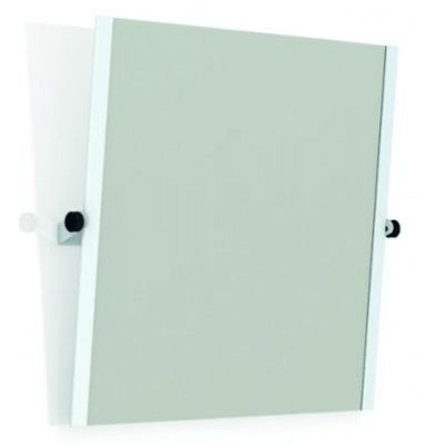 Espejo basculante con marco de aluminio pintado en blanco GENWEC GW11660200, 