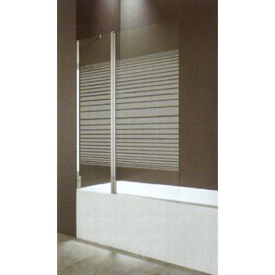 PANEL BAERA OPEN 2 FIJO +  ABATIBLE DE 1220 x 1500 mm CRISTAL FROST PLUS REF. 0122 + 0123 GME, PARA