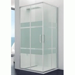 MAMPARA DE DUCHA ANGULAR PRESTIGE TITAN DE 1200 x 700 mm REF. 0299+0295 CRISTAL FROST PLUS GME, Esquineros Esquineras Rinconeros Rinconeras Manparas