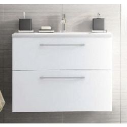 Conjunto suspendido CARMEN 1000 (mueble+lavabo Plus) 2C T. Asa N4 AVILA DOS, wall hung vanity unit and basin two drawers