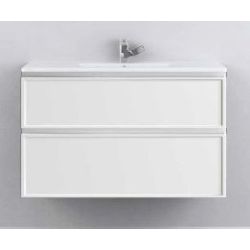 Mueble suspendido ARACELI 1000 (mueble) 2C N70 AVILA DOS, wall hung vanity unit and basin two drawers