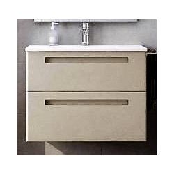 Mueble suspendido PARIS 800 2C (poner el tipo de seno) 2C N34 lacado AVILA DOS, wall hung vanity unit and basin two drawers