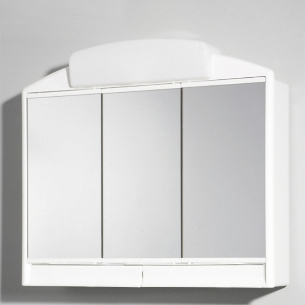 Armario camerino RANDO de 590x510x160mm en ABS Blanco EDBAOS, 