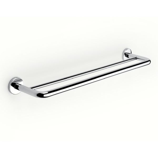 TOALLERO DOBLE  630 mm HOTEL`S 2.0 CR ROCA DSCTL, Cromo Cromado Cromada 63 cm 60 cm 600 mm