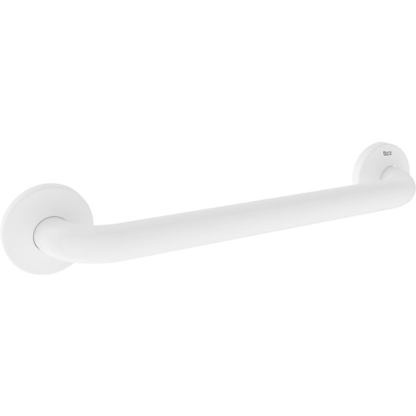 ASA RECTA DE BAO ACCESS PRO DE 400 mm EN VINILO BLANCO ROCA, 