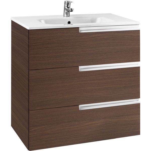 MUEBLE UNIK VICTORIA-N FAMILY 800 WENGE (MUEBLE + LAVABO) ROCA, Lababos washbasin basin lavavos Lavabos