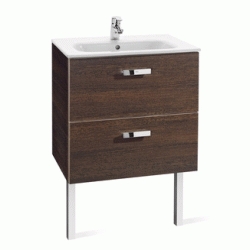 MUEBLE UNIK VICTORIA BASIC DE 700 MM WENGE ( MUEBLE + LAVABO) ROCA DSCTL, Lababos washbasin basin lavavos Lavabos de bao wall hung vanity unit and basin two drawers