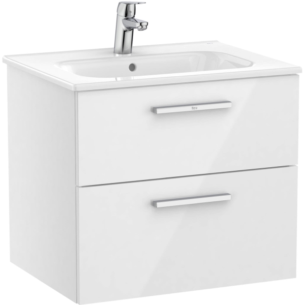 Pack UNIK VICTORIA 2C de 600mm ( Mueble+lavabo ) color Blanco ROCA A851592806, 