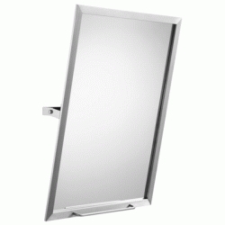 ESPEJO ACCESS BASCULANTE DE 600 x 800 mm EN ACERO INOXIDABLE ROCA, RECLINABLE