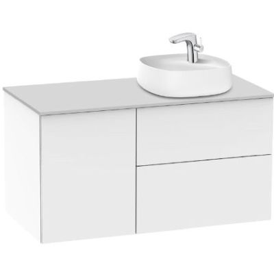 Mueble BEYOND 1000mm para lavabo 455mm derecha sobre encimera ROBLE CITY TEXTURIZADO ROCA A851397402, 