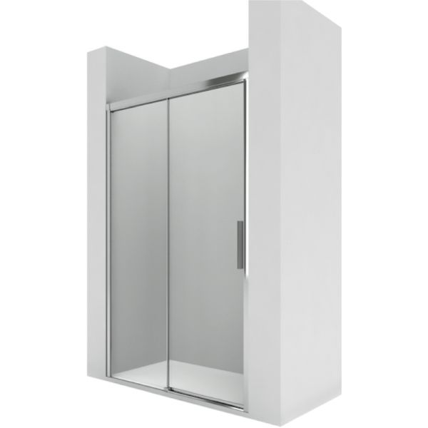 Mampara FUSION-N  L2-E DE 1480mm 1 puerta corredera blanca cristal JADE MAXICLIN ROCA AM27505C8J1NML, 07R3FU Manparas 148cm modelo