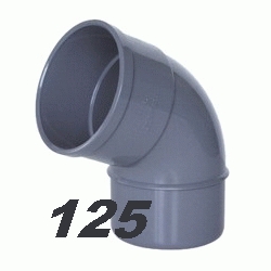 CODO DE PVC PARA ENCOLAR DE 125 67 MACHO HEMBRA GRIS, MH M-H CURVA Recomendado ECNMC para encolar CURBA codos SANITARIOS SANITARIAS (MH) ( MH ) ACCESORIOS PARA M/H 125x67 evacuaciones elbow