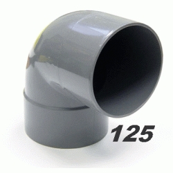 CODO DE PVC PARA ENCOLAR DE 125 87 MACHO HEMBRA GRIS, MH M-H CURVA Recomendado ECNMC para encolar CURBA codos SANITARIOS SANITARIAS (MH) ( MH ) ACCESORIOS PARA M/H 125x87 evacuaciones elbow