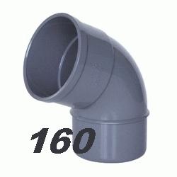 CODO DE PVC PARA ENCOLAR DE 160 67 MACHO HEMBRA GRIS, MH M-H CURVA Recomendado ECNMC para encolar CURBA codos SANITARIOS SANITARIAS (MH) ( MH ) ACCESORIOS PARA M/H 160x67 evacuaciones elbow