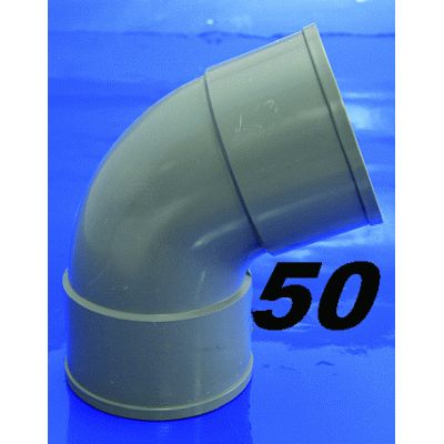 CODO DE PVC PARA ENCOLAR DE 50 67 HEMBRA HEMBRA GRIS, HH H-H CURVA para encolar CURBA codos SANITARIOS SANITARIAS ACCESORIOS PARA H/H 50x67 evacuaciones elbow