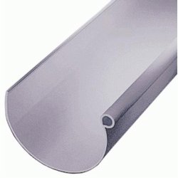 CANALON PVC DE 25x4000mm, DE 4 METROS CANAL DE PLASTICO canalones Mts Mtr Gris