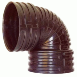 CODO DE 200x87 DE POLIETILENO CORRUGADO HEMBRA HEMBRA REF. 329016 FERROPLAST, HH H-H CURVA CURBA POLITILENO H/H Evacuaciones