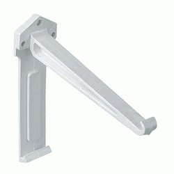 GANCHO FIJACION INVISIBLE PARA CANALON ALFA RECTANGULAR BLANCO REF. 36131 JIMTEN, GARRAS SUJECION SOPORTES PARA CANAL CUADRADA BLANCA BLA BL canalones tipo cornisa SUJECCION JINTEM mm Jinten Jimtem