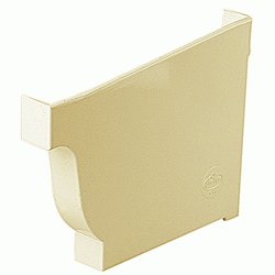 TAPA ACCESORIO DERECHA PARA CANALON ALFA RECTANGULAR ARENA REF. 36042 JIMTEN, FDC30 TAPON TESTERA DCHA CANAL CUADRADA canalones tipo cornisa Tapones JINTEM Final Jinten Jimtem