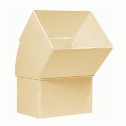 CODO DE 45 PARA BAJANTE RECTANGULAR DE 100x73mm ARENA REF. 38212 JIMTEN, CQ4GT CURVA PARA TUBO BAJANTE RECTANGULAR CURBA JINTEM Jinten Tuberias Cuadrados cuadradas Jimtem