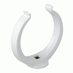 ABRAZADERA PARA BAJANTE TUBULAR DE 80 mm BLANCO REF. 38091 JIMTEN, CO80GA GARRAS SUJECION SOPORTES PARA BAJANTE DE CANAL CANALON CANALONES BLANCA BLA BL SUJECCION JINTEM Jinten Jimtem