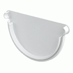 TAPA PARA ACCESORIO DERECHA IZQUIERDA PARA CANALON CIRCULAR DE 25 BLANCO REF. 37121 JIMTEN, TAPON TESTERA PARA ACC DE CANAL CANALONES BLANCA BLA BL Tapones JINTEM Final Jinten Jimtem