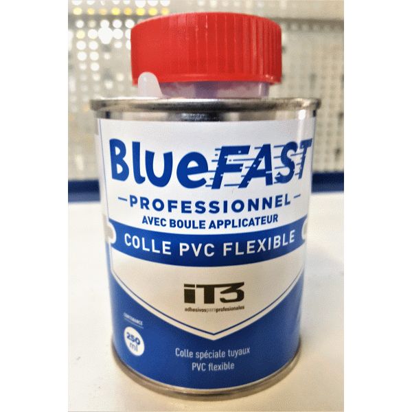 Bote de cola BLUEFAST DE 500ml con pincel HEYPAR  PARA IT00205P PARA PVC FLEXIBLE, IT3 ADHESIVO ENVASE DE PARA PLASTICO Pegamento adesivo adehsivo