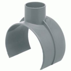 INJERTO ABRAZADERA DE SEGURIDAD 110 DE 125 / 40 DE PVC, Garras INJERTOS CLIPS DE PLASTICO SANITARIOS SANITARIAS ACCESORIOS Soportes ingerto Seguridat 110/40 110x40 110-40 Araa Evacuaciones