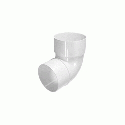 RAINPIPE 100 Codo 87 Blanco DEVOREX, canalones