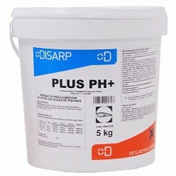 PRODUCTO PARA AUMENTAR EL PH DE LAS AGUAS DE LAS PISCINAS PLUS PH ENVASE DE 5 Kg DISARP, SUBIR Recomendado ECNMC PARA REGULA EL PH