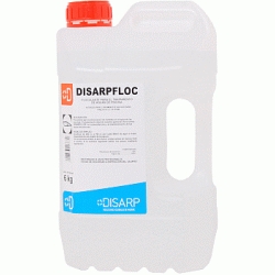 FLOCULANTE PARA EL TRATAMIENTO DE LAS AGUAS DE PISCINA DISARP FLOC EN ENVASE DE 6 Kg DISARP, Recomendado ECNMC PARA LA LIMPIEZA DEL AGUA COLOREADA DE LA PISCINA