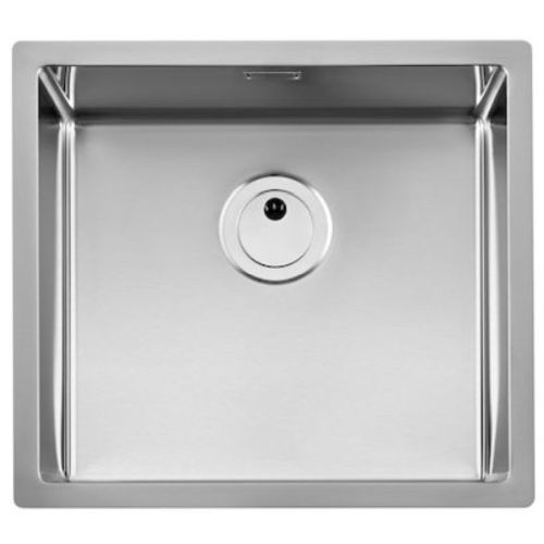 Fregadero de acero inoxidable PRAGA 45 de 1 seno ( rectangular ) de 50x45x20cm REF:A870E10450 - ROCA, 500X450X200 mm fregaderas repisas bancadas  LAVAVAJILLA boca kitchen sink