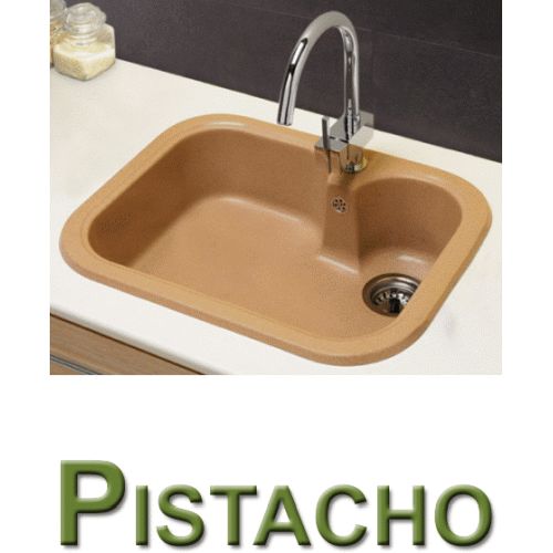 Fregadero sobre encimera ODIN de 1 cubeta de 620 mm x 485 mm Pistacho SYAN, Fregadera SILACRYL FIBRA silacril sintetico SYAN pica RECTANGULAR Leroy Merlin leroymerlin bauhaus bauaus bricomart bricodepot leroi bahaus bajaus bricomart alibaba ikea amazon bricor aki bricorama lightinthebox light in the box ebay eachbuyer aliexpress tomtop el corte ingles Amazon