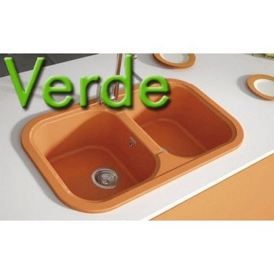 Fregadero sobre encimera ESMERALDA de 2 cubetas de 810 x 485 mm color VIDRIADO VERDE POALGI, Fregadera Sink Poalgi pica DOS CUBETAS SILACRYL FIBRA SINTETICO Leroy Merlin leroymerlin bauhaus bauaus bricomart bricodepot leroi bahaus bajaus bricomart alibaba ikea amazon bricor aki bricorama lightinthebox light in the box ebay eachbuyer aliexpress tomtop el corte ingles Amazon SILACRIL kitchen sink