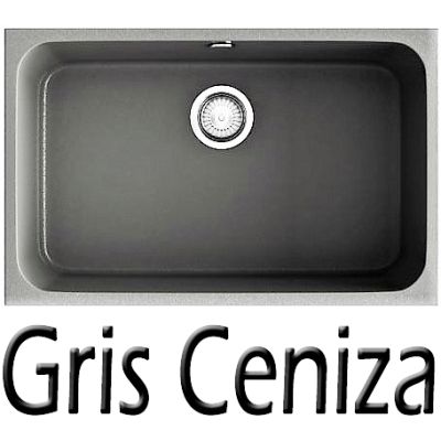 Fregadero sobre o bajo encimera GANDIA 70 de 1 cubeta de 740 x 445 mm color GRIS CENIZA POALGI, seno FREGADERA PICA SILACRIL SILAKRIL FIBRA sintetico REFERENCIA 165 Leroy Merlin leroymerlin bauhaus bauaus bricomart bricodepot leroi bahaus bajaus bricomart alibaba ikea amazon bricor aki bricorama lightinthebox light in the box ebay eachbuyer aliexpress tomtop el corte ingles Amazon Silacryl 74x44,5cm 74x44cm kitchen sink