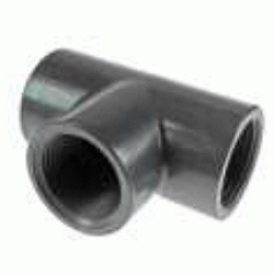 TE DE PVC DE PRESION ROSCADA DE 11/2" REF. 18474 UNION HIDRAULICA, 1-1/2" 1 1/2