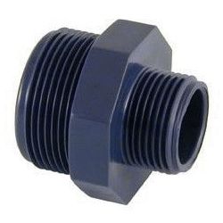 MACHON REDUCIDO DE PVC DE PRESION ROSCADA DE 21/2" REF. 18536 UNION HIDRAULICA, mechones machones REDUCCIONES Roscados Dobles