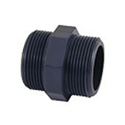 MACHON DOBLE DE PLASTICO DE 11/2" REF. 51007 UNION HIDRAULICA, 