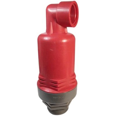 VENTOSA AUTOMATICA DE 2" ( COLOR ROJA - GRIS ) UNIRAIN REF. 94111 UNION HIDRAULICA, RESPIRADERO SUCCION PURGADORES