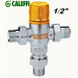 MEZCLADOR TERMOSTATICO REGULABLE 1/2 PARA ENERGIA SOLAR CALEFFI, Recomendado ECNMC VALVULAS LLAVE MEZCLADORA TERMOSTATICA BALBULAS Calefi